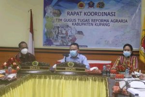 Ini Pesan Bupati Korinus Masneno Pada  Rakor GTRA Yang Diinisiasi Oleh BPN Kabupaten Kupang