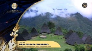 Kampung Adat Wae Rebo, Kabupaten Manggarai  Juara 1 Anugerah Desa Wisata  Indonesia (ADWI) 2021