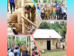 Bupati Sumba Tengah Launching Pembangunan Rumah Mandiri bagi 3 Desa di Kec Umbu Ratu Nggay
